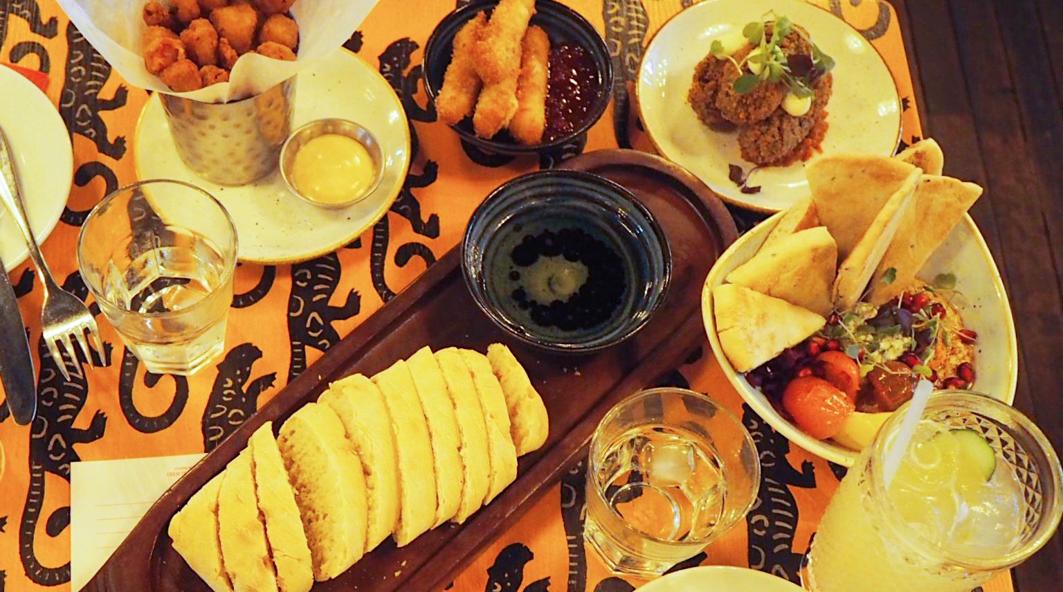new menu at Cosy Club