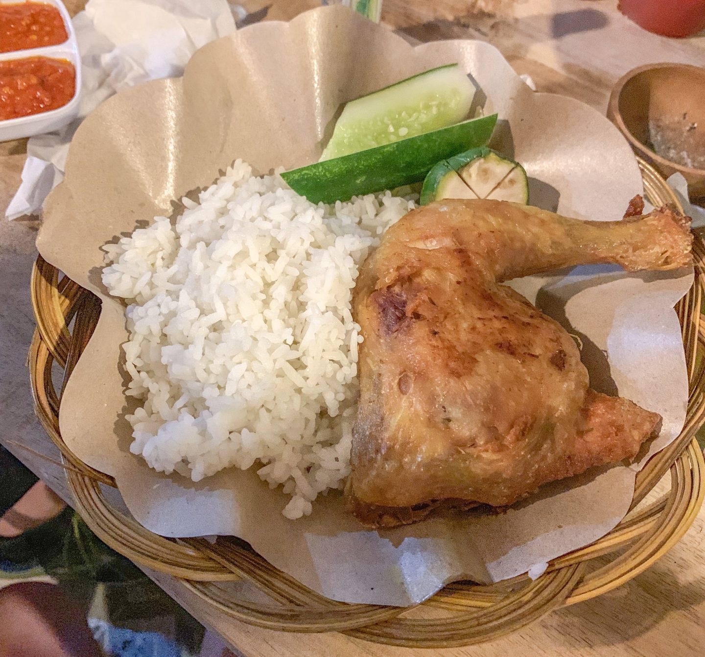Lalapan Ayam best Indonesian food