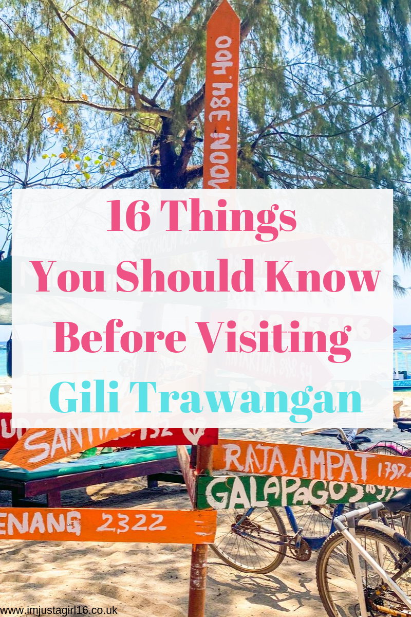 16 Things You Should Know Before Visiting Gili Trawangan