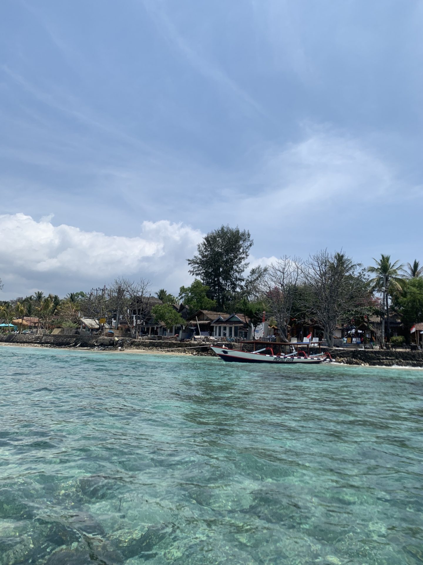 travel itinerary for Gili Trawangan