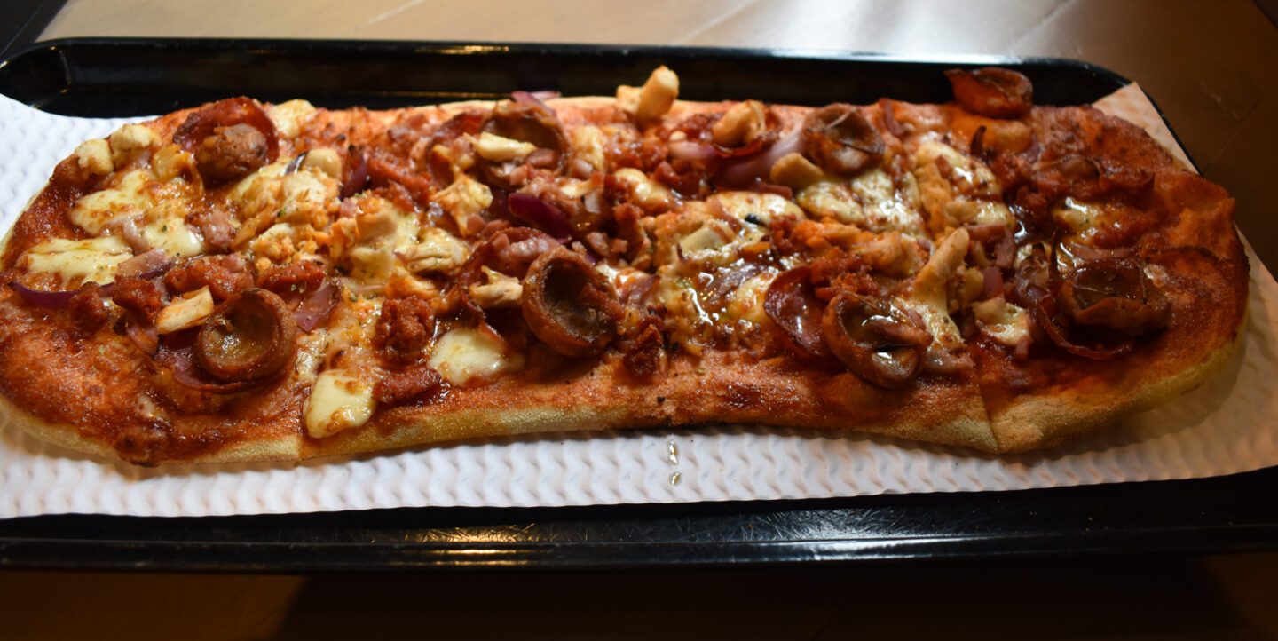 at pizza edinburgh