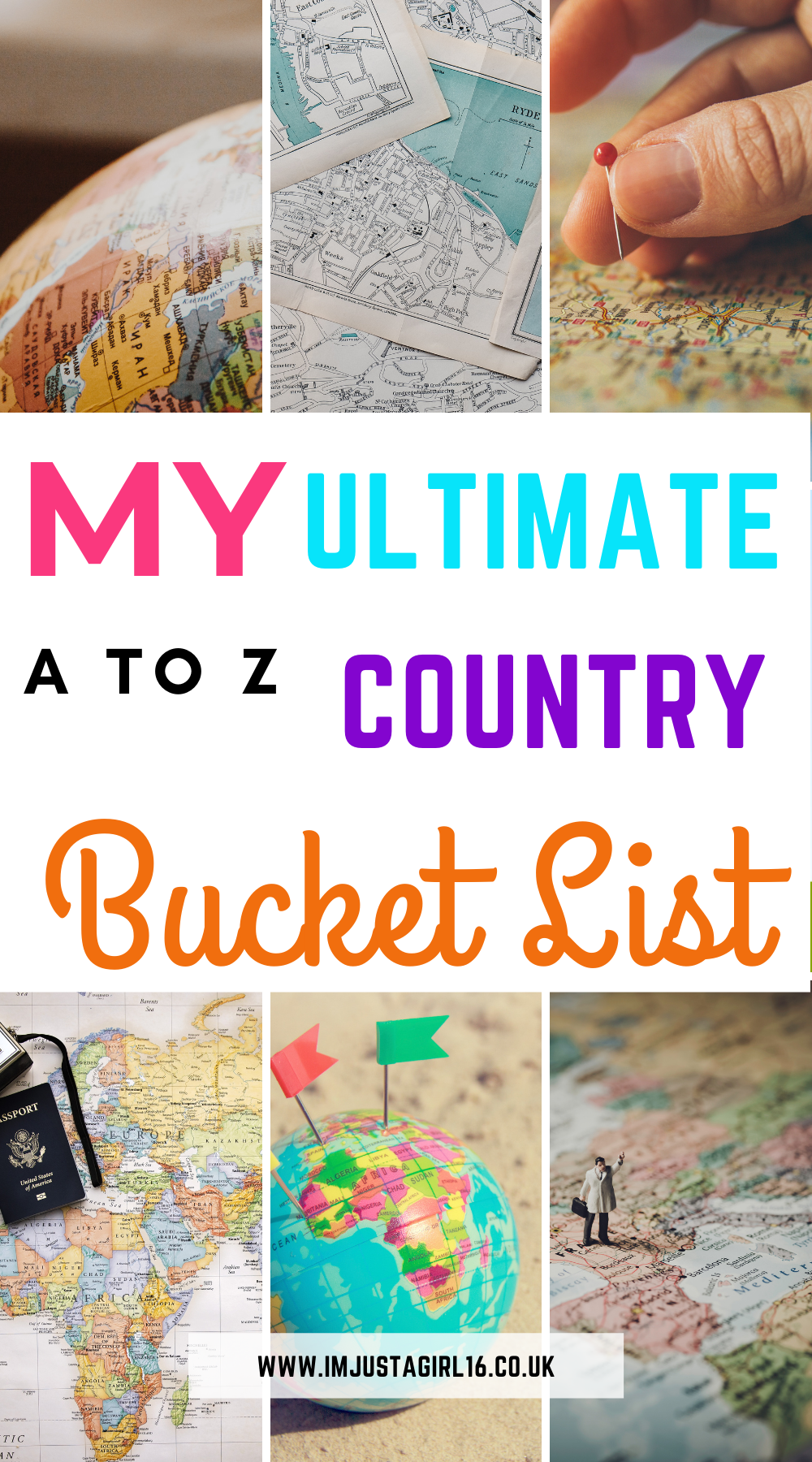 A to Z country bucket list