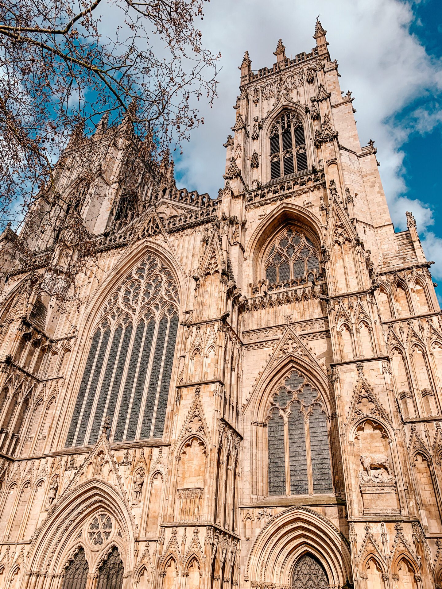 Main front area of the York Minster