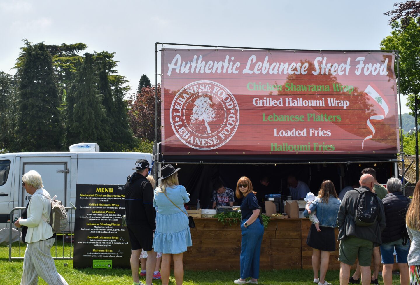 Food stalls at Harewood House