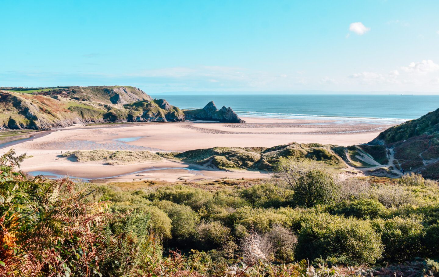 Three Cliffs Bay