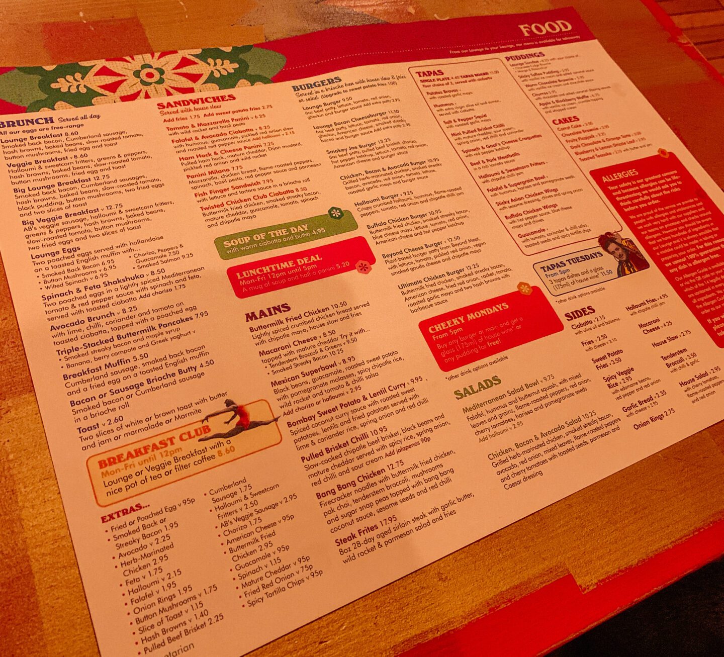 Claro Lounge Ripon tapas