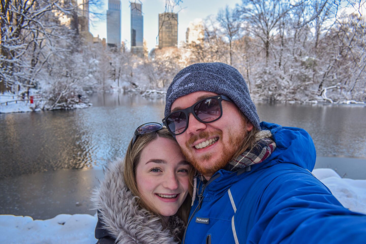 Visit Central Park in the snow - romantic things to do in NYC