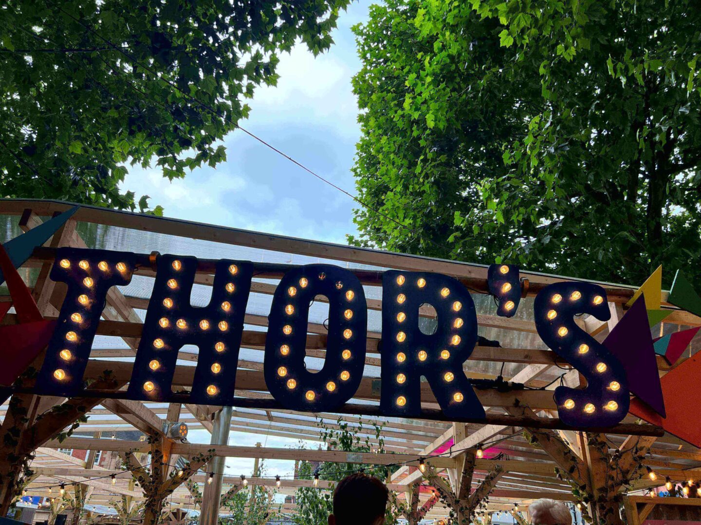 thors tipi york orangery summer