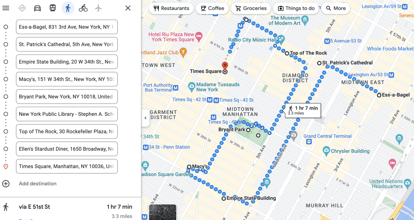 7 Days In New York Itinerary - New York Day 1