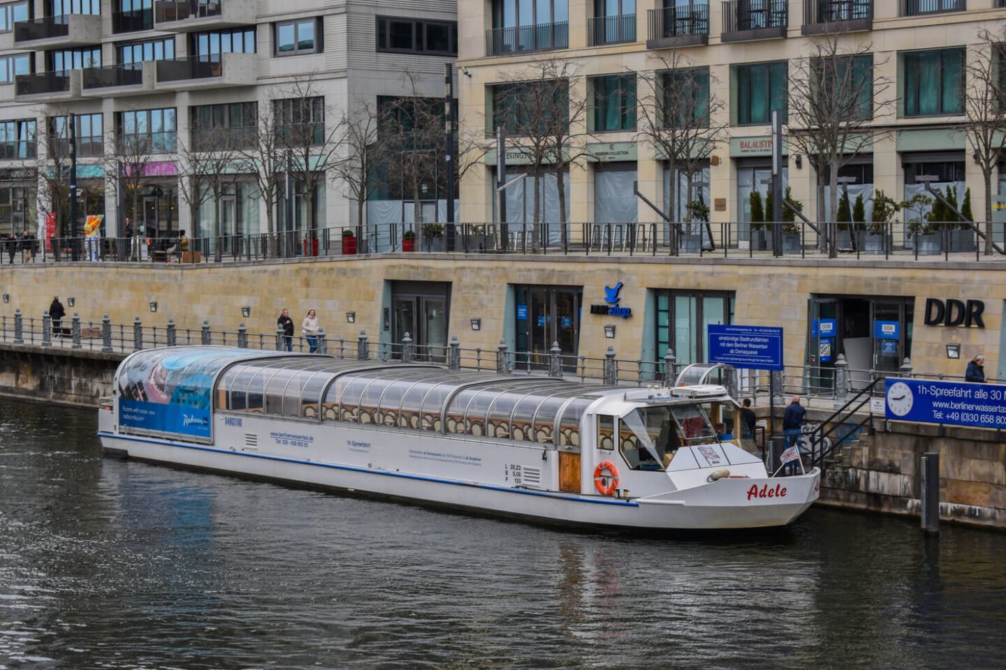 River cruise from Friedrichstraße