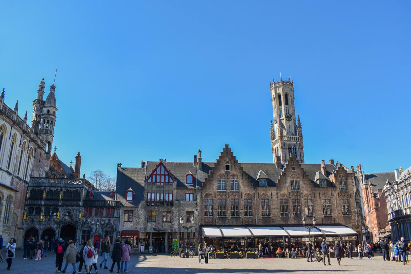 Burg Square - one day in Bruges itinerary
