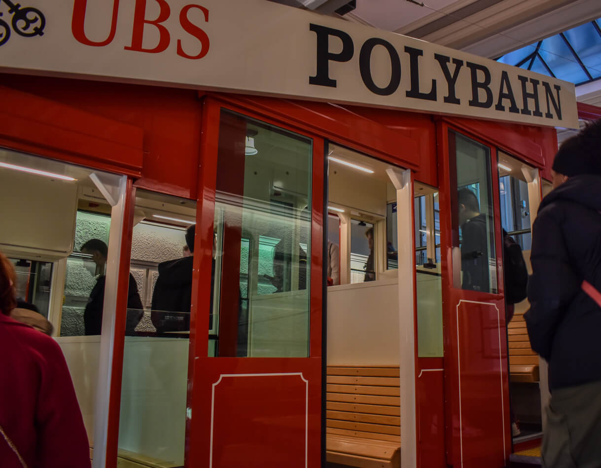 Ride the Polybahn Cable Car