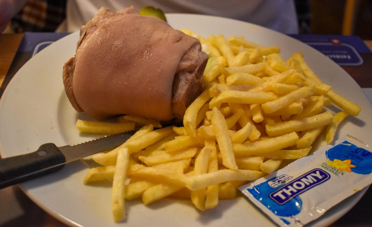 Dinner at Rheinfelder Bierhalle - 1 day in Zurich itinerary