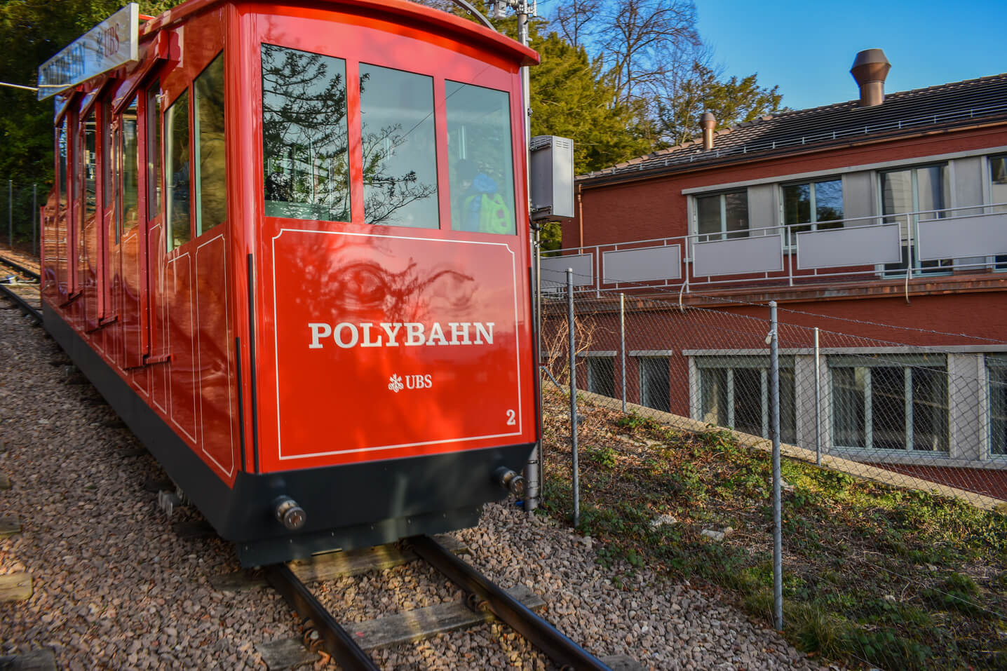 Ride the Polybahn Cable Car
