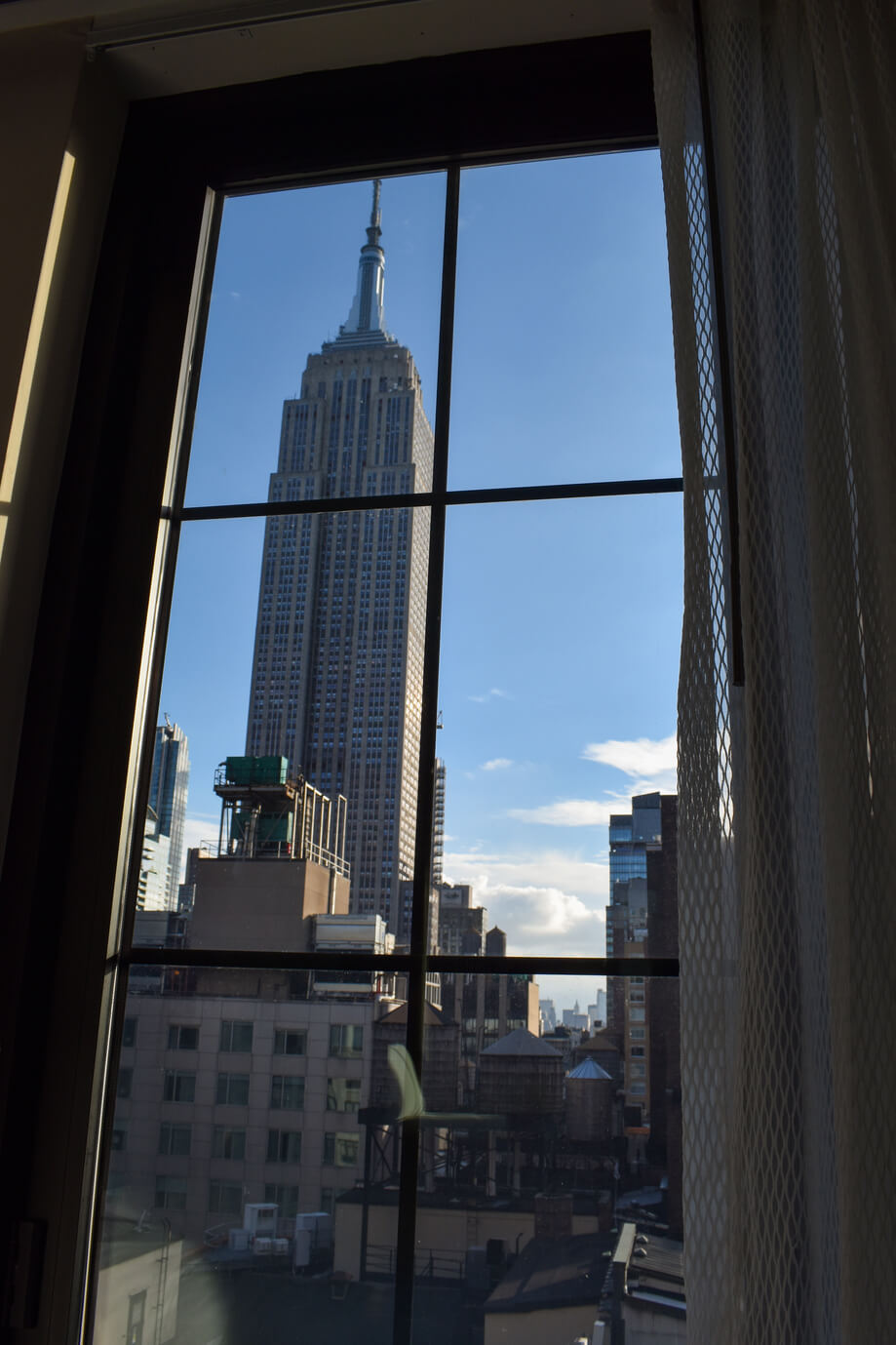 Empire State Building hotel view