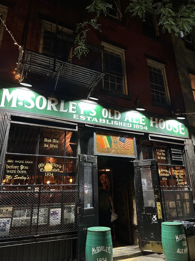 McSorleys Old Ale House