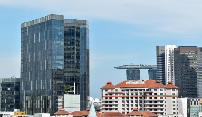 Rooftop view of Marina Bay Sands Singapore