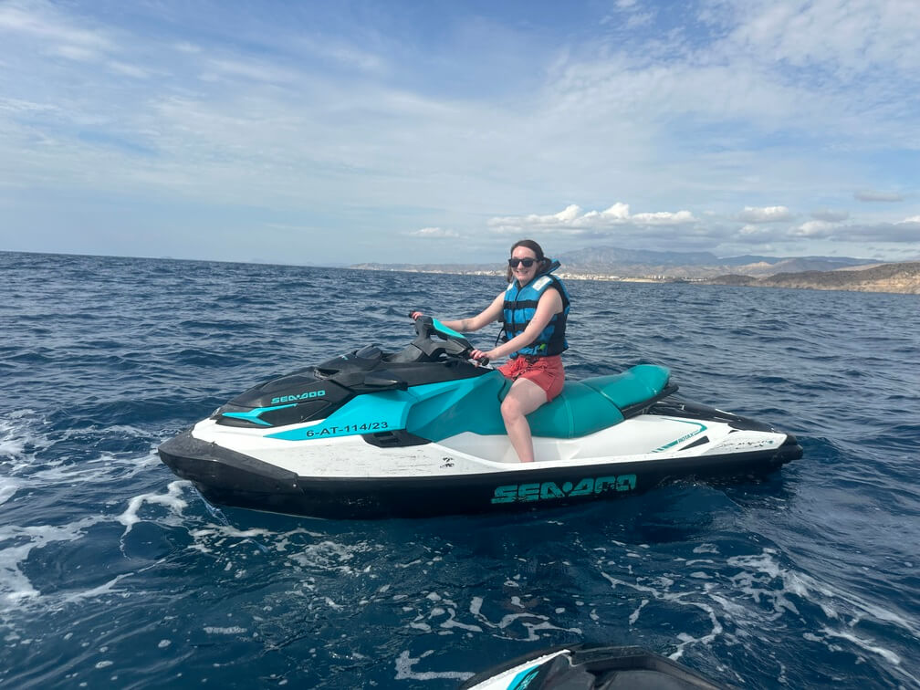 Jet skiing - weekend in Benidorm itinerary