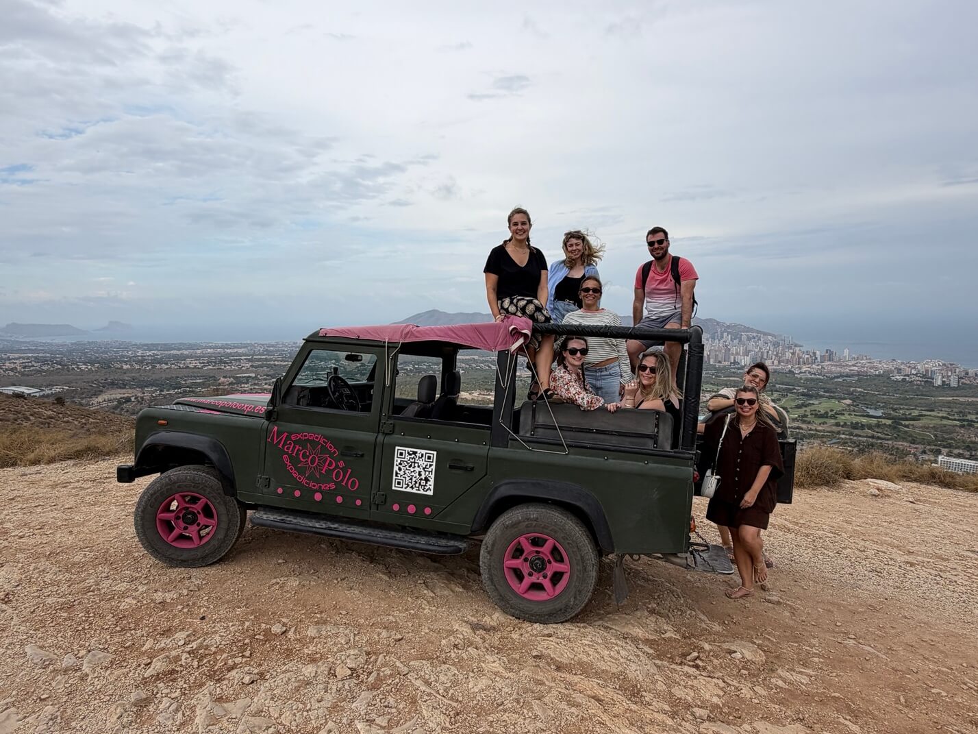 Jeep tour and Benidorm skyline