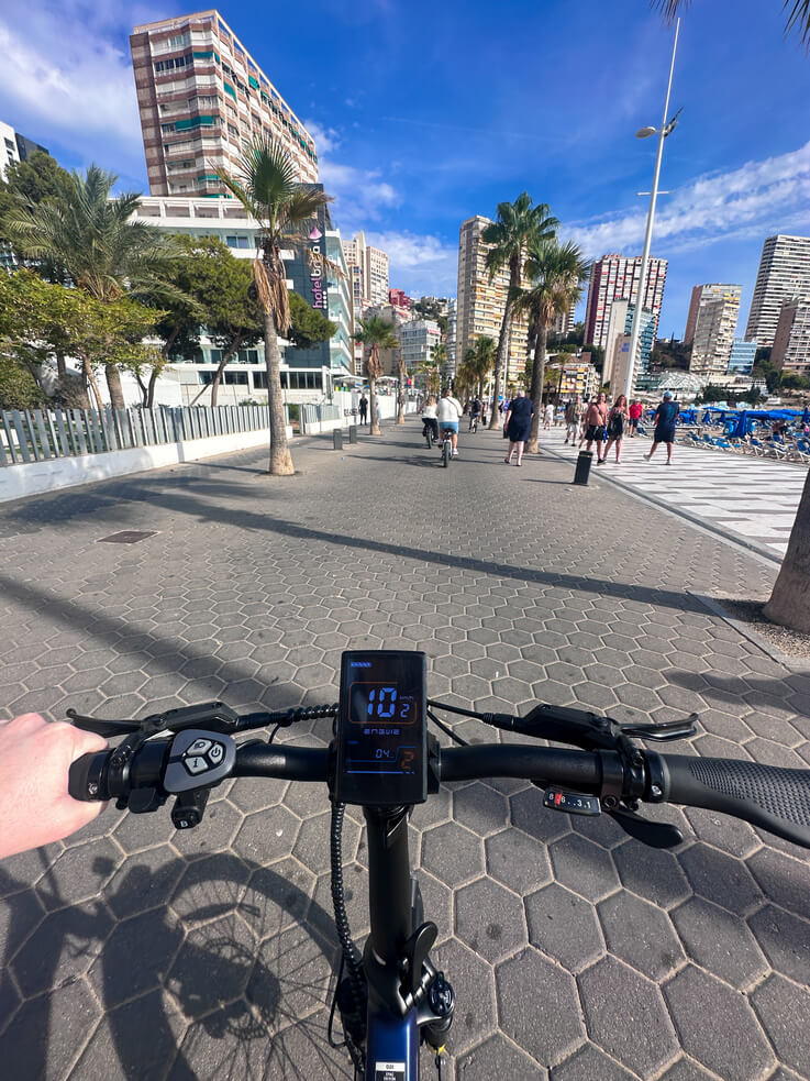 e-biking through Serra Gelada Natural Park