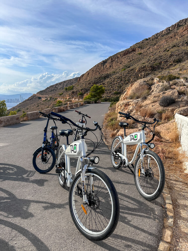 e-biking through Serra Gelada Natural Park